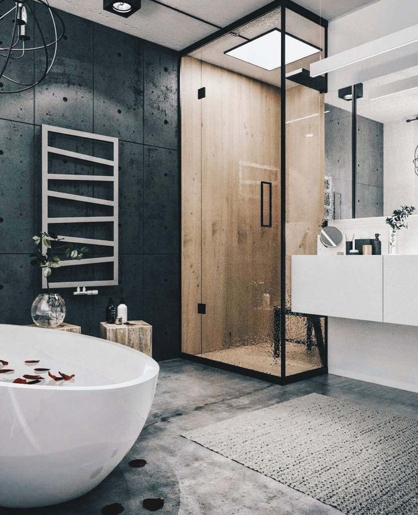 3 популярных стиля для ванной комнаты в 2022 году